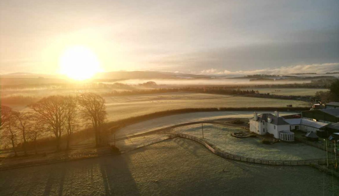 Holiday Pods Scotland - Springfield Farm Sunset