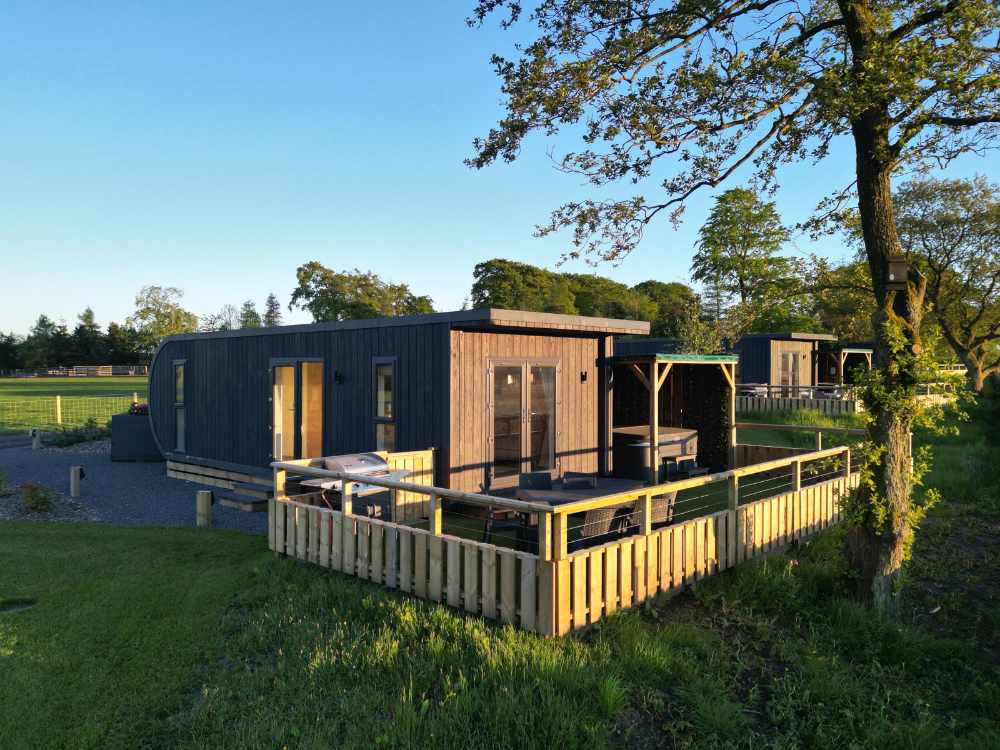 Springfield Farm Holiday Pods Edinburgh - East Kip External View