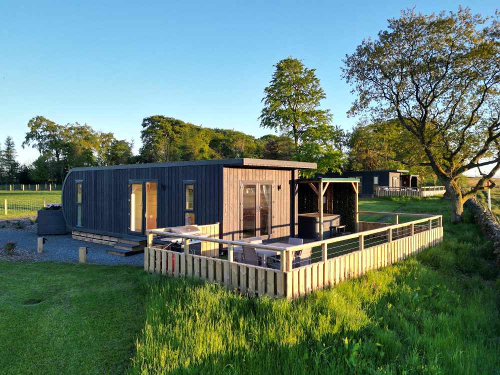 Springfield Farm Holiday Pods Edinburgh - Green Law External view