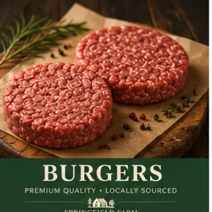 Beef Burgers - 2 pack
